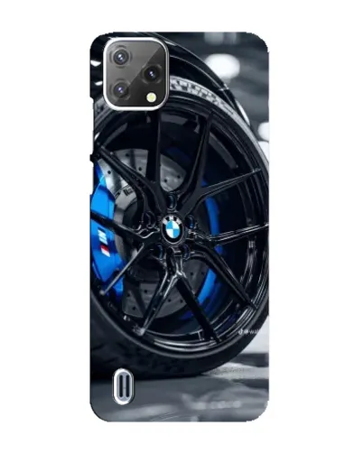 Чехол для Blackview A55 с картинкой «Колесо BMW вблизи»
