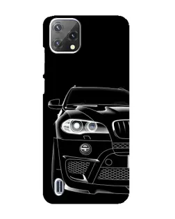 Чехол для Blackview A55 с картинкой «Темный силуэт BMW»
