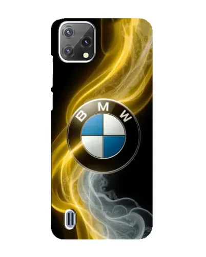 Чехол для Blackview A55 с картинкой «Золотистый дым BMW»