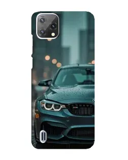 Чехол для Blackview A55 с картинкой «BMW в огнях города»