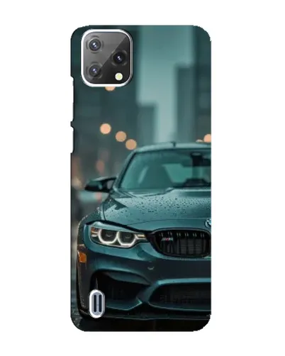 Чехол для Blackview A55 с картинкой «BMW в огнях города»