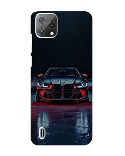 Чехол для Blackview A55 с картинкой «BMW на мокрой дороге»