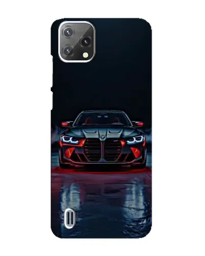 Чехол для Blackview A55 с картинкой «BMW на мокрой дороге»