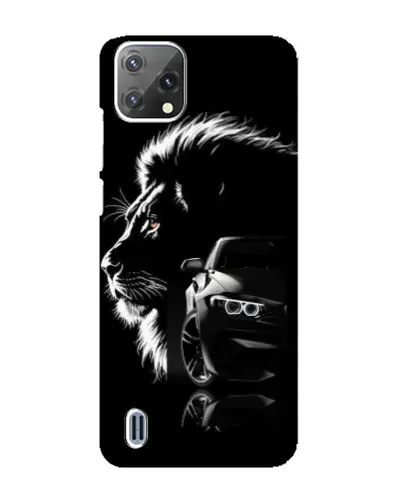 Чехол для Blackview A55 с картинкой «BMW и лев»