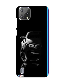 Чехол для Blackview A55 с картинкой «Силуэт BMW в темноте»