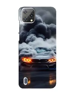 Чехол для Blackview A55 с картинкой «BMW в дыму»