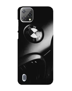Чехол для Blackview A55 с картинкой «Эмблема BMW — макро»