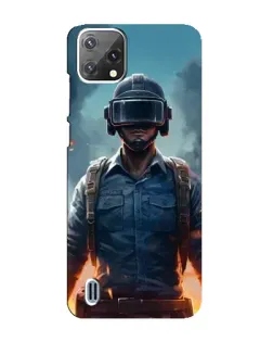 Чохол для Blackview A55 з картинкою «PUBG — реалістичний герой»