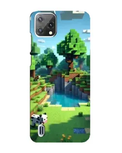 Чохол для Blackview A55 з картинкою «Minecraft літній день»