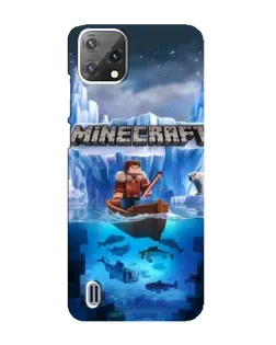 Чохол для Blackview A55 з картинкою «Minecraft льодянийсвіт»