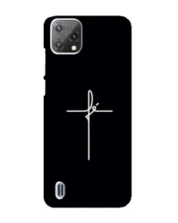 Чехол для Blackview A55 с картинкой «Тонкий крест»
