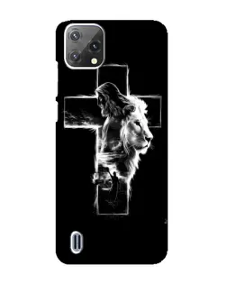 Чехол для Blackview A55 с картинкой «Сияющий крест Jesus»