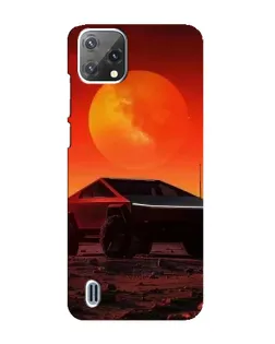 Чохол для Blackview A55 з картинкою «Cybertruck на Марсі»