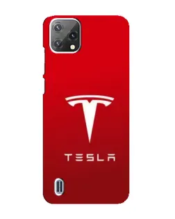 Чохол для Blackview A55 з картинкою «Tesla Red Classic»