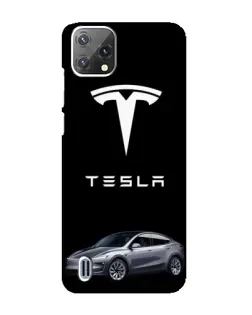 Чохол для Blackview A55 з картинкою «Tesla Model Y»