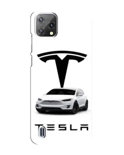Чохол для Blackview A55 з картинкою «Tesla White Style»
