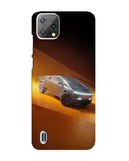 Чохол для Blackview A55 з картинкою «Cybertruck у пустелі»