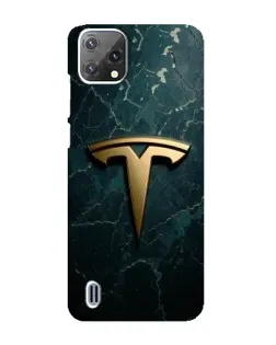 Чохол для Blackview A55 з картинкою «Мармурова Tesla Gold»