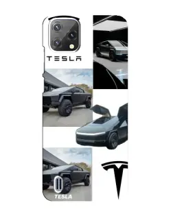 Чохол для Blackview A55 з картинкою «Колаж Cybertruck Tesla»