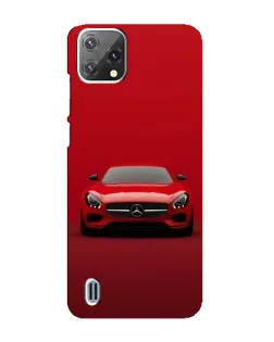 Чехол для Blackview A55 с картинкой «Красный Mercedes AMG»