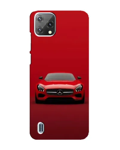 Чехол для Blackview A55 с картинкой «Красный Mercedes AMG»