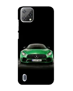 Чехол для Blackview A55 с картинкой «Mercedes — неоновый лого»
