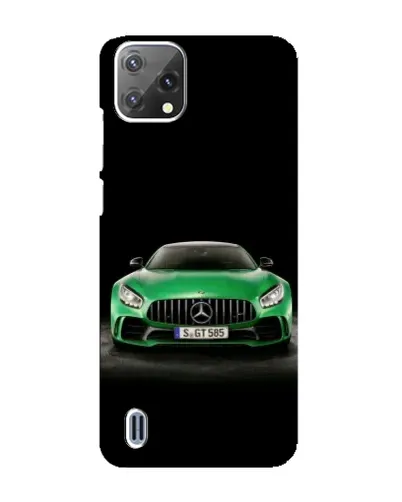 Чехол для Blackview A55 с картинкой «Mercedes — неоновый лого»