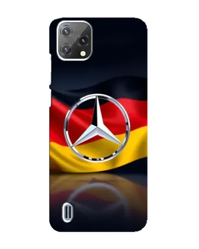 Чехол для Blackview A55 с картинкой «Mercedes — флаг Германии»