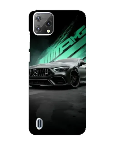 Чехол для Blackview A55 с картинкой «Темный Mercedes AMG»
