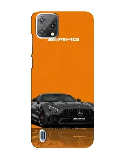 Чехол для Blackview A55 с картинкой «Оранжевый Mercedes AMG»