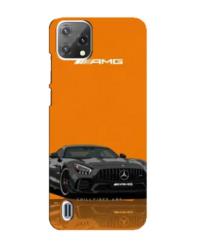 Чехол для Blackview A55 с картинкой «Оранжевый Mercedes AMG»