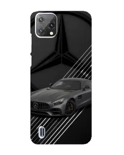 Чехол для Blackview A55 с картинкой «Mercedes AMG — графика»