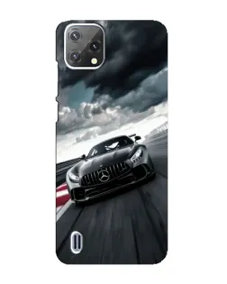 Чехол для Blackview A55 с картинкой «Гоночный Mercedes AMG»