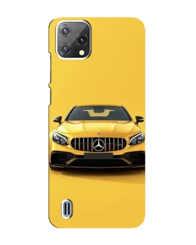 Чехол для Blackview A55 с картинкой «Желтый Mercedes GT»