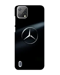 Чехол для Blackview A55 с картинкой «Mercedes на металле»