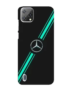 Чехол для Blackview A55 с картинкой «Спортивные линии Mercedes»
