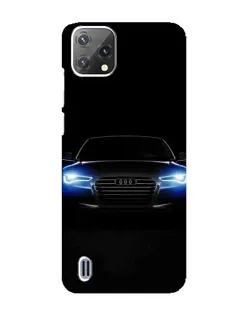 Чохол для Blackview A55 з картинкою «Audi в неоні»