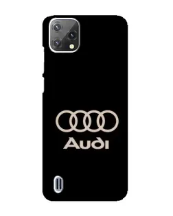 Чохол для Blackview A55 з картинкою «Audi — золотий логотип»
