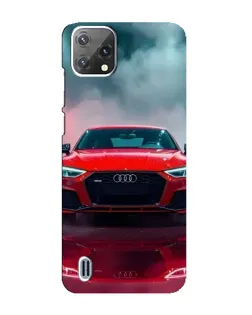 Чохол для Blackview A55 з картинкою «Audi RS — червоний стиль»