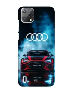 Чохол для Blackview A55 з картинкою «Audi Sport — неон»