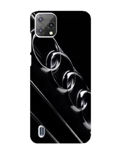 Чохол для Blackview A55 з картинкою «Audi — абстрактні кільця»