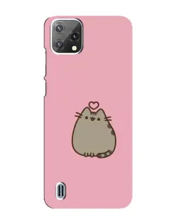 Чохол для Blackview A55 з картинкою «Pusheen серце»