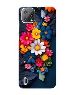 Чехол для Blackview A55 с картинкой «Цветочная феерия»