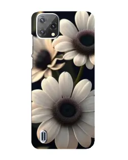 Чехол для Blackview A55 с картинкой «Белые маргаритки макро»