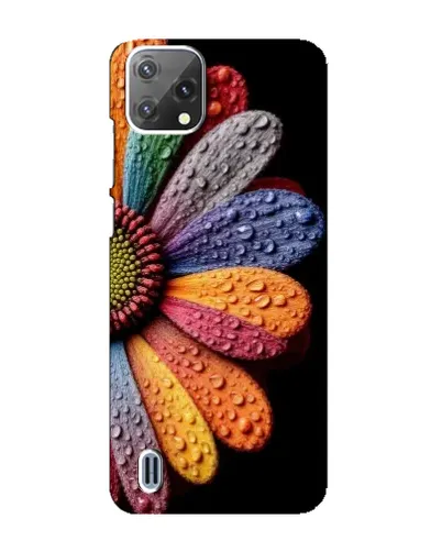 Чехол для Blackview A55 с картинкой «Радужный цветок»