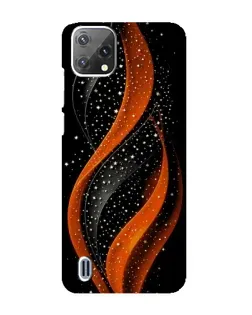 Чехол для Blackview A55 с картинкой «Огненная звездная волна»