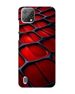 Чохол для Blackview A55 з картинкою «Червона глянцева сітка»