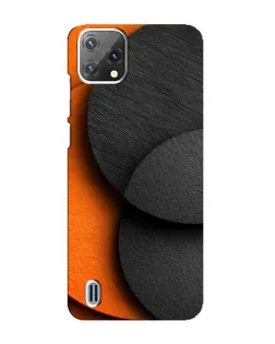 Чохол для Blackview A55 з картинкою «Геометрія помаранчевих кіл»