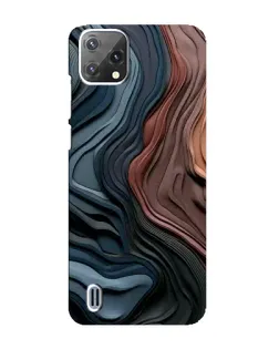 Чохол для Blackview A55 з картинкою «Кольорові хвилі каньйону»