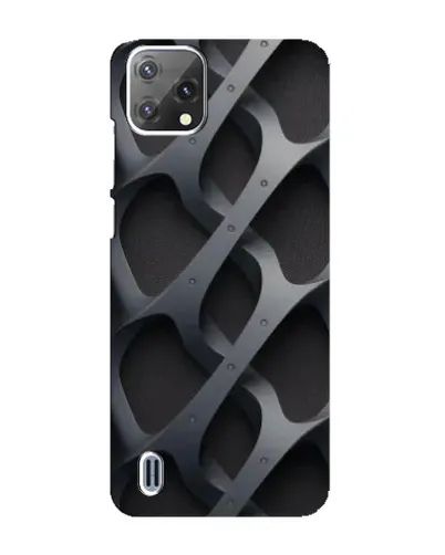 Чохол для Blackview A55 з картинкою «Об'ємне сіре плетіння»